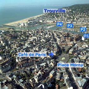 Café de Paris à Deauville, Trouville